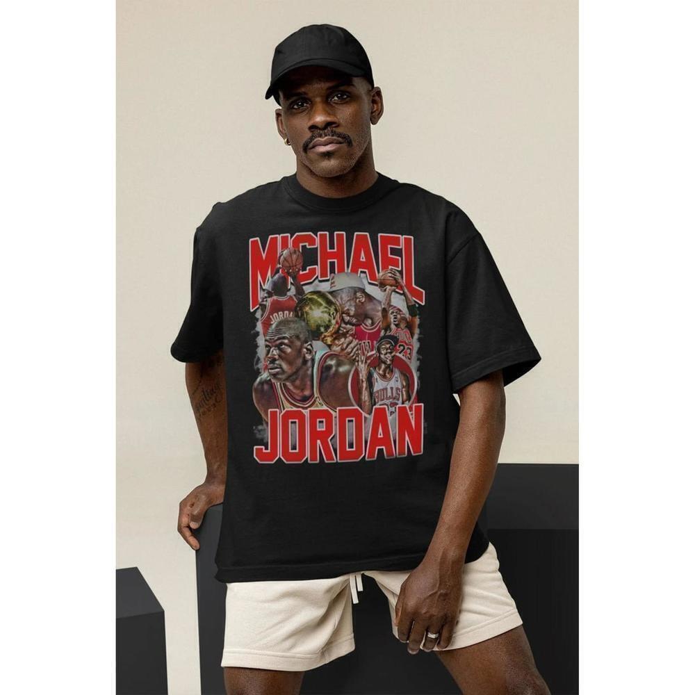 Michael Jordan Basketball Legend Vintage Sports Fan T-Shirt